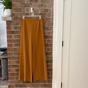 High waisted wide leg pants